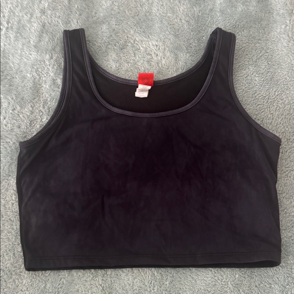 Electric Family Charcoal Tank Top/sports bra